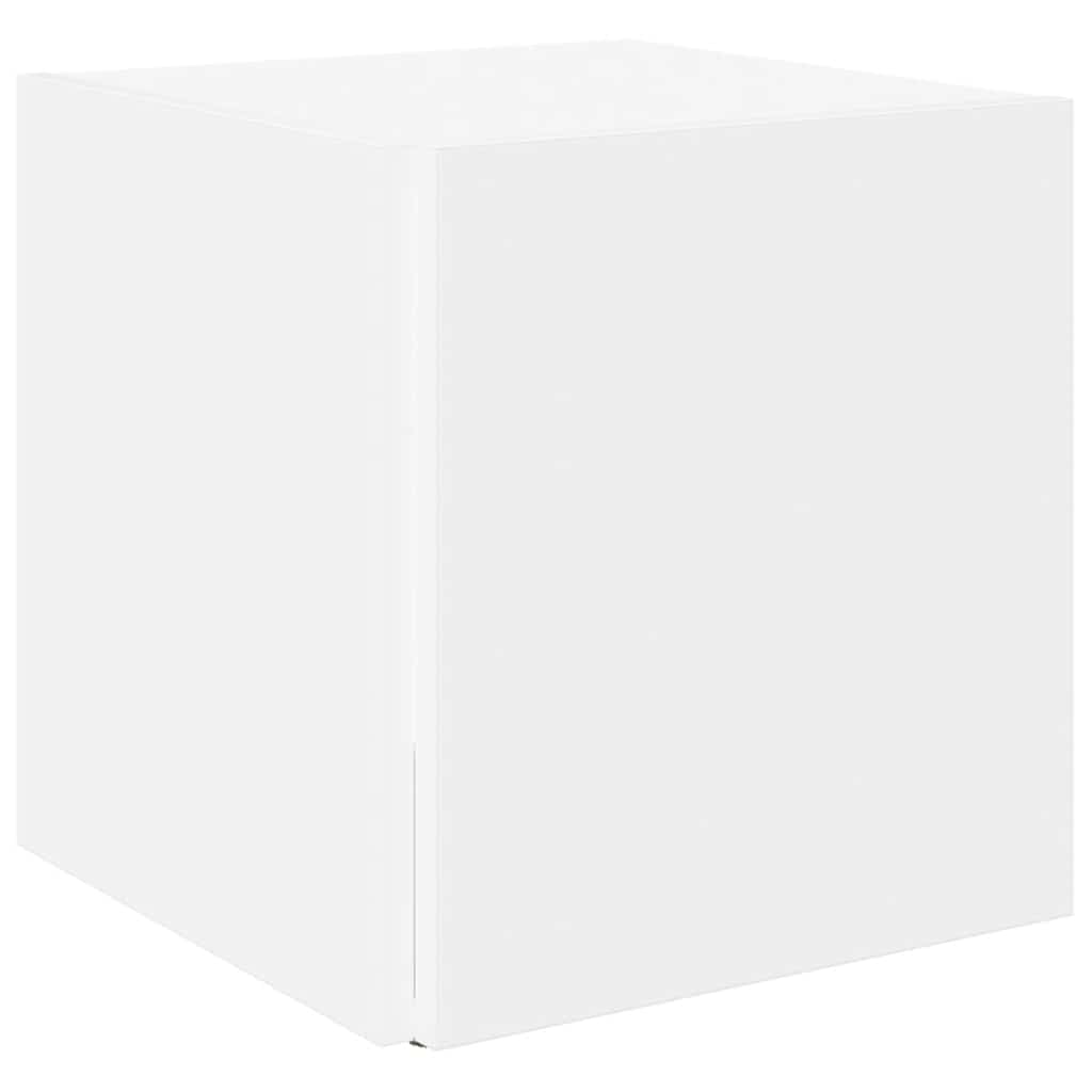 Tavolino Bianco 33x33x34,5 cm in Legno Multistrato | homemem39