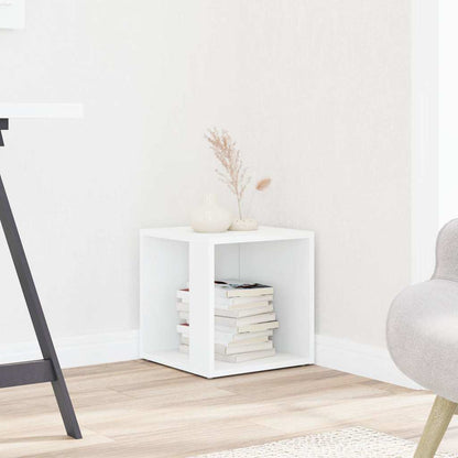 Tavolino Bianco 33x33x34,5 cm in Legno Multistrato | homemem39