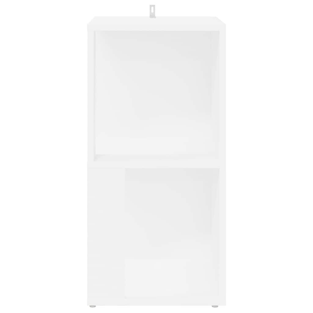 Pensile Angolare Bianco 33x33x67 cm in Legno Multistrato | homemem39