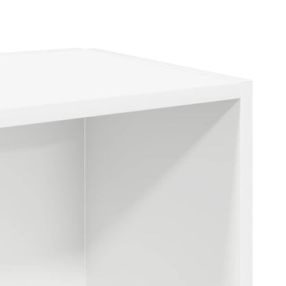 Pensile Angolare Bianco 33x33x67 cm in Legno Multistrato