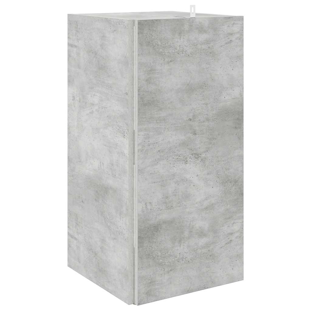 Armadio Angolare Grigio Cemento 33x33x67 cm in Truciolato | homemem39
