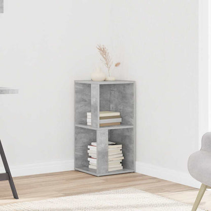 Armadio Angolare Grigio Cemento 33x33x67 cm in Truciolato | homemem39