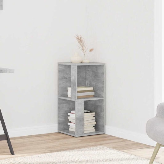Armadio Angolare Grigio Cemento 33x33x67 cm in Truciolato | homemem39