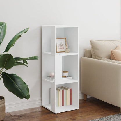 Armadio Angolare Bianco 33x33x100 cm in Truciolato | homemem39