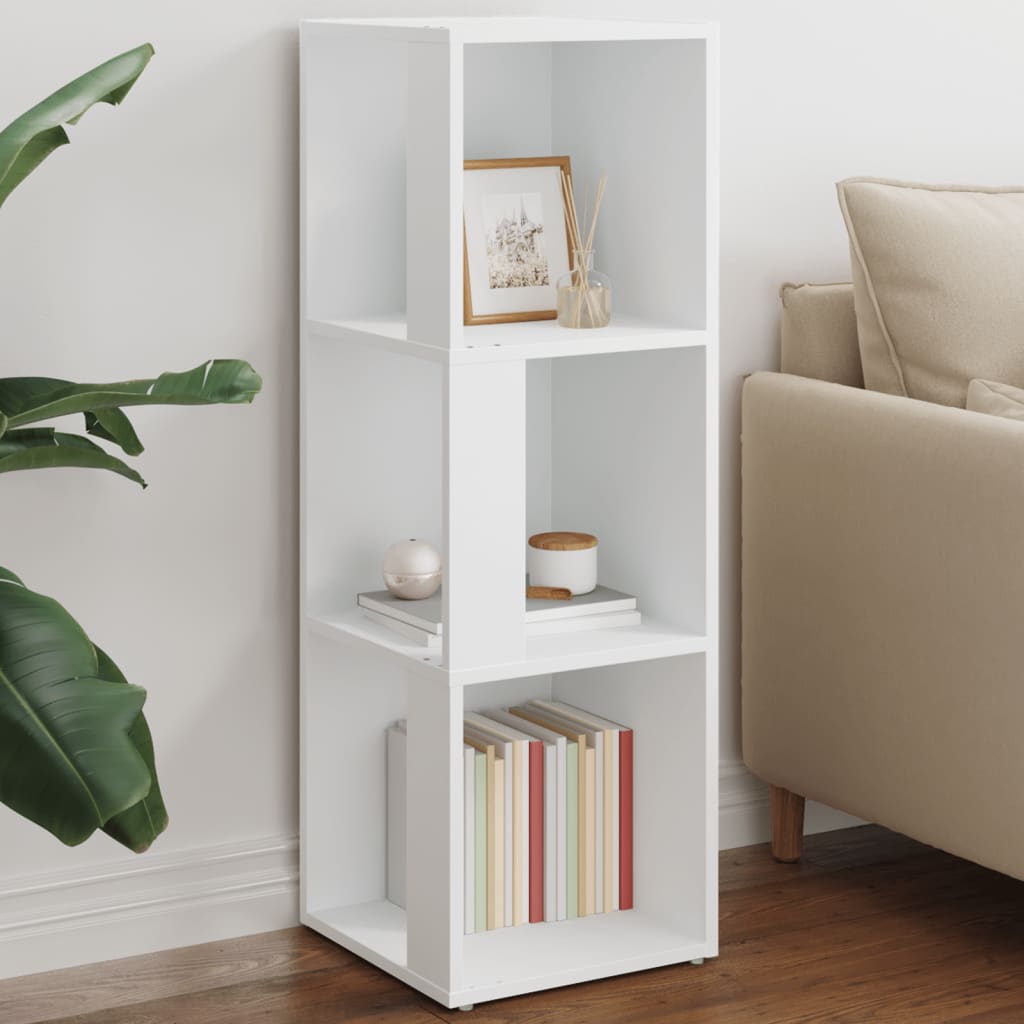 Armadio Angolare Bianco 33x33x100 cm in Truciolato | homemem39