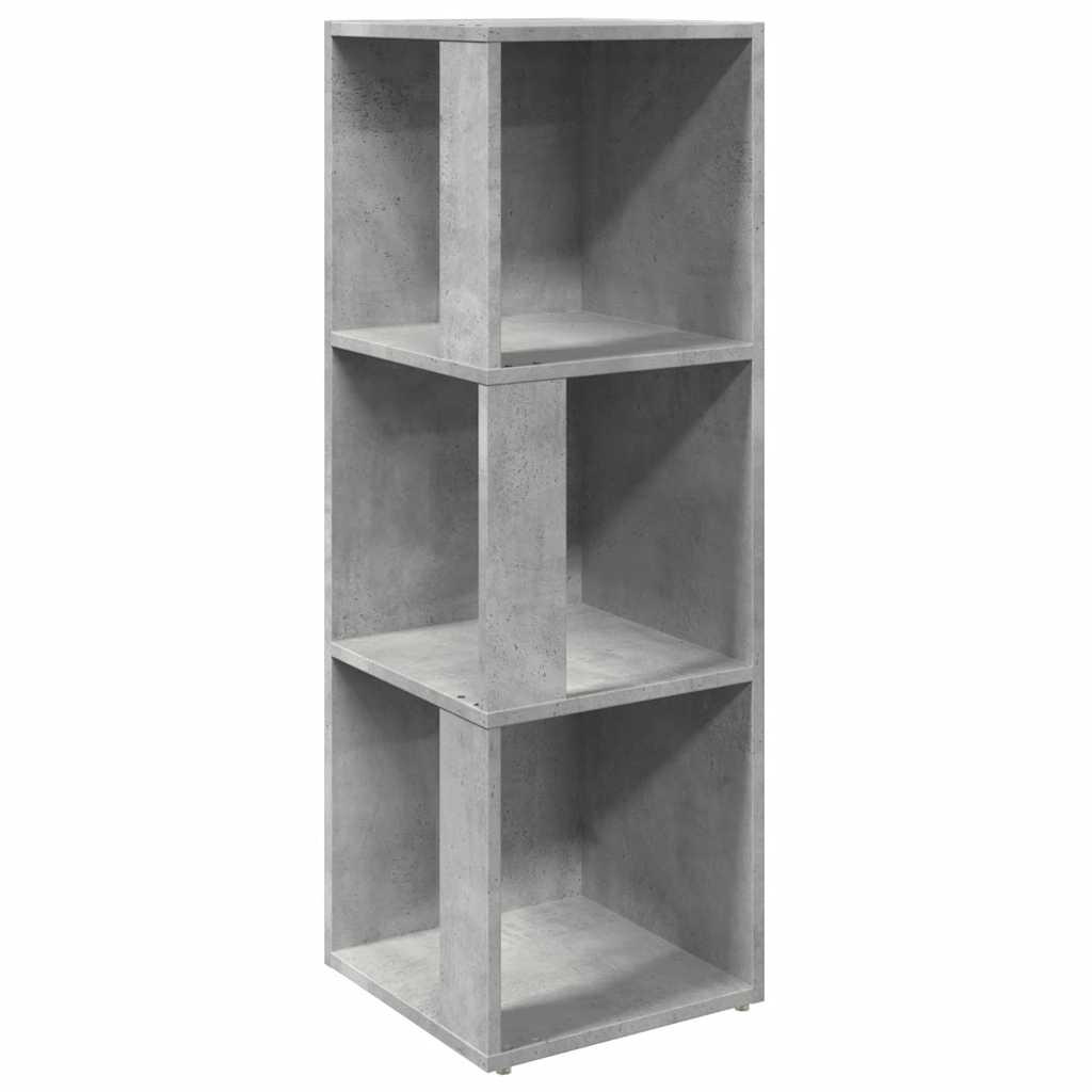 Armadio Angolare Grigio Cemento 33x33x100 cm in Truciolato | homemem39