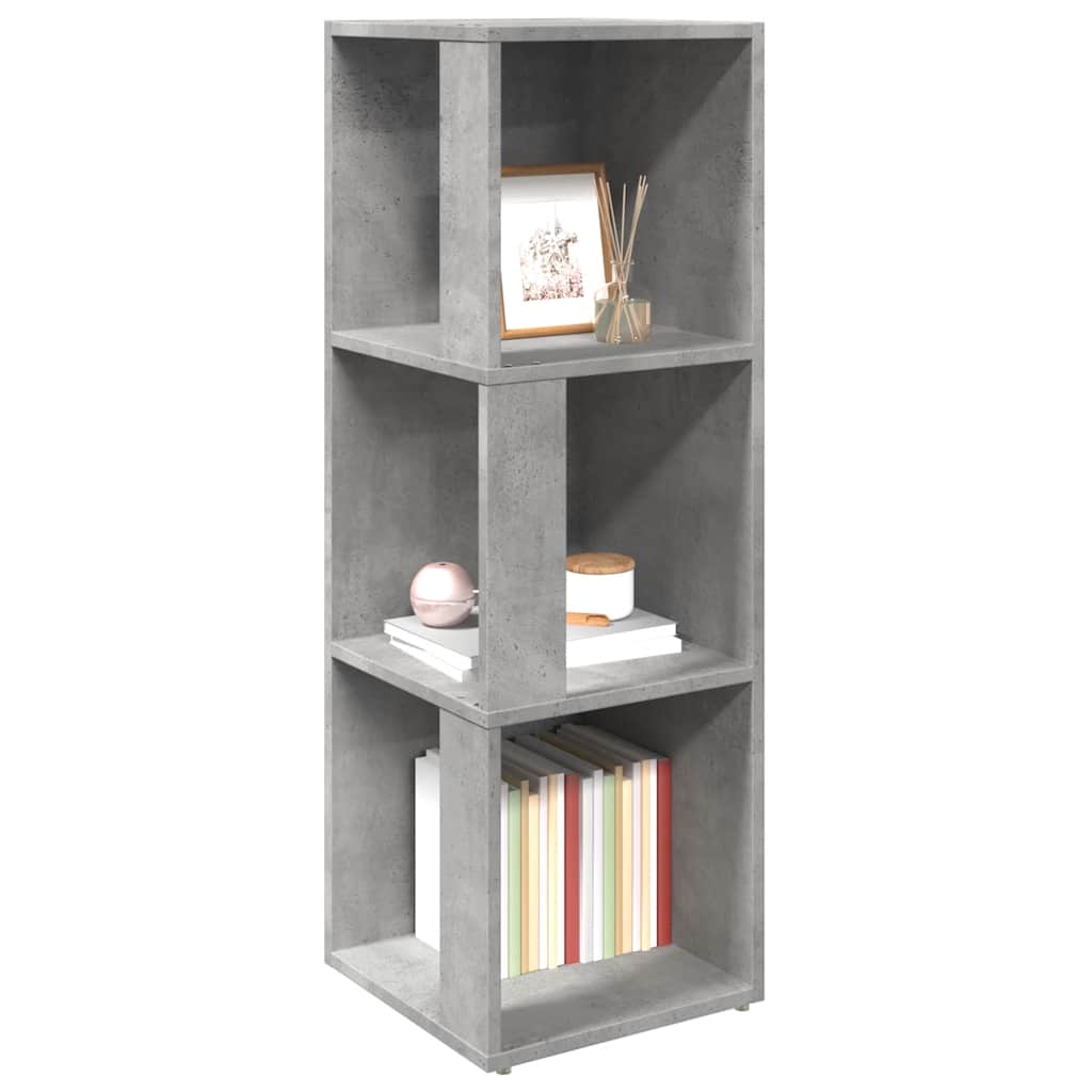 Armadio Angolare Grigio Cemento 33x33x100 cm in Truciolato | homemem39