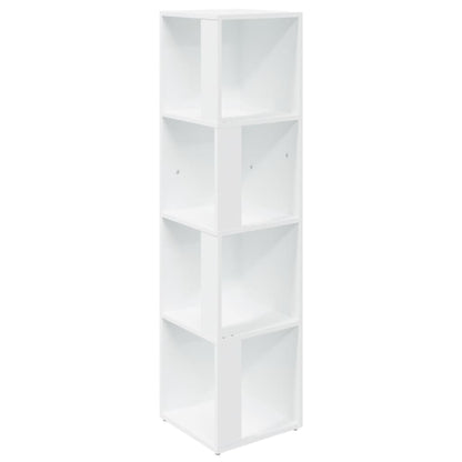 Armadio Angolare Bianco 33x33x132 cm in Truciolato | homemem39