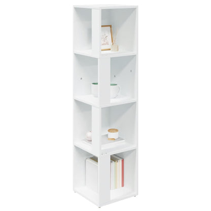 Armadio Angolare Bianco 33x33x132 cm in Truciolato | homemem39