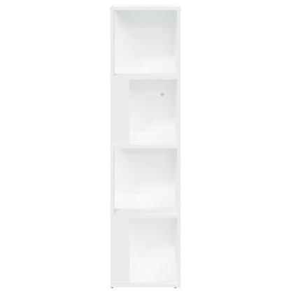 Armadio Angolare Bianco 33x33x132 cm in Truciolato | homemem39