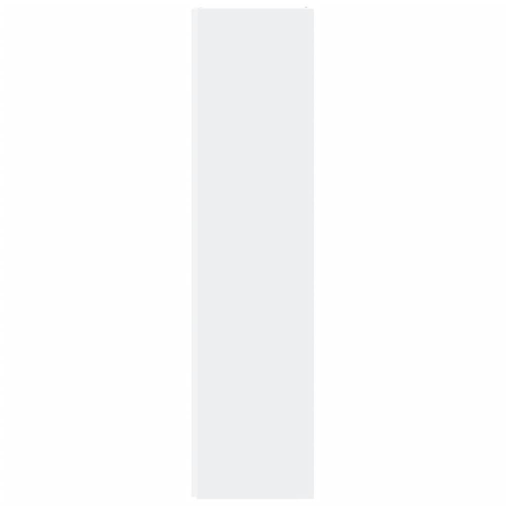 Armadio Angolare Bianco 33x33x132 cm in Truciolato | homemem39