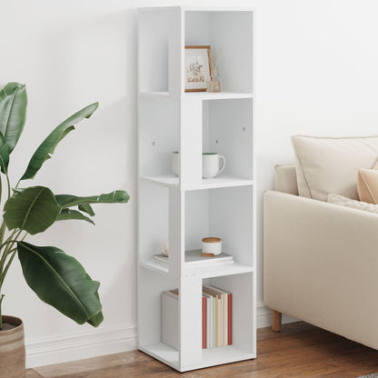Armadio Angolare Bianco 33x33x132 cm in Truciolato | homemem39