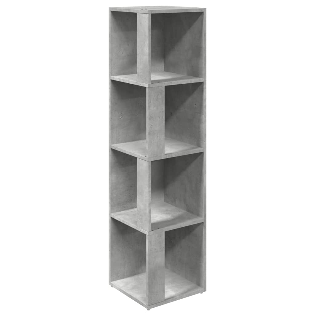 Armadio Angolare Grigio Cemento 33x33x132 cm in Truciolato | homemem39