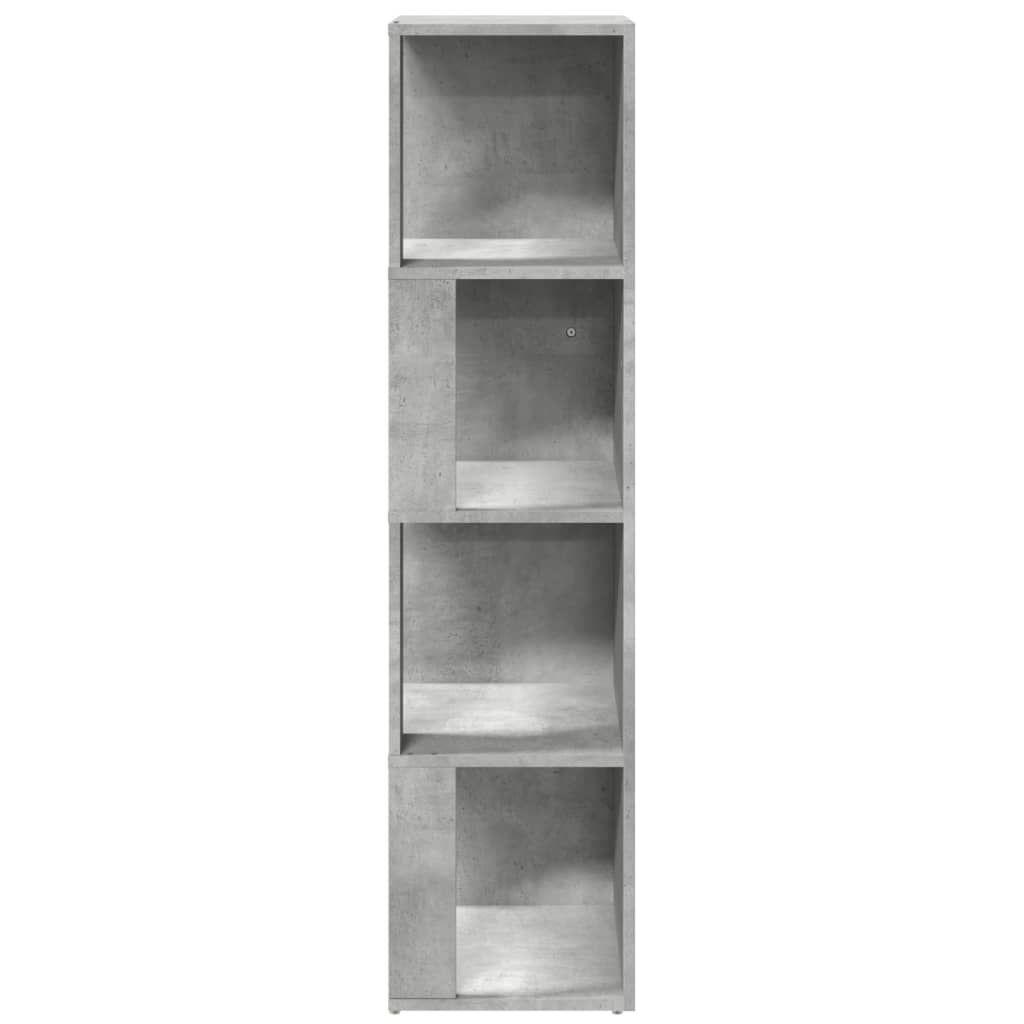 Armadio Angolare Grigio Cemento 33x33x132 cm in Truciolato | homemem39