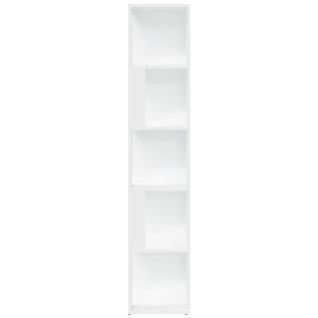 Armadio Angolare Bianco 33x33x164,5 cm in Truciolato | homemem39