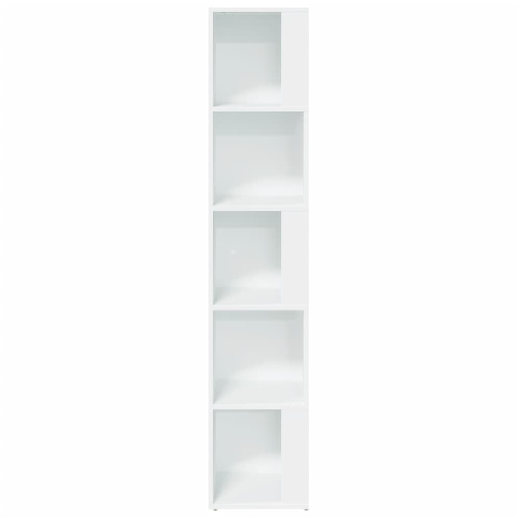 Armadio Angolare Bianco 33x33x164,5 cm in Truciolato | homemem39