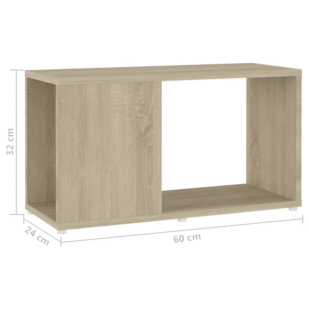 Mobile TV Rovere Sonoma 60x24x32 cm in Truciolato | homemem39