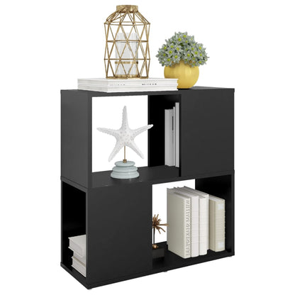 Libreria Nera 60x24x63 cm in Truciolato | homemem39