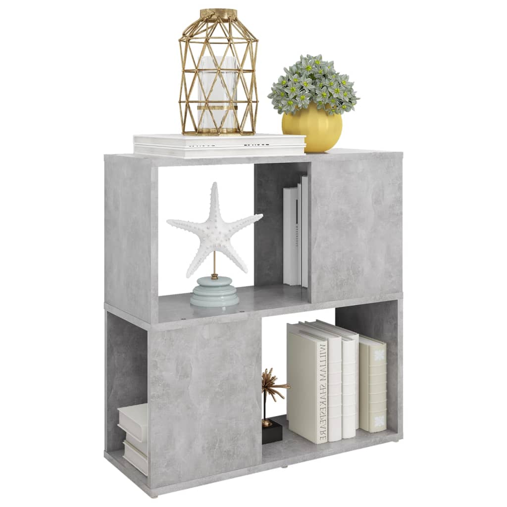 Libreria Grigio Cemento 60x24x63 cm in Truciolato | homemem39