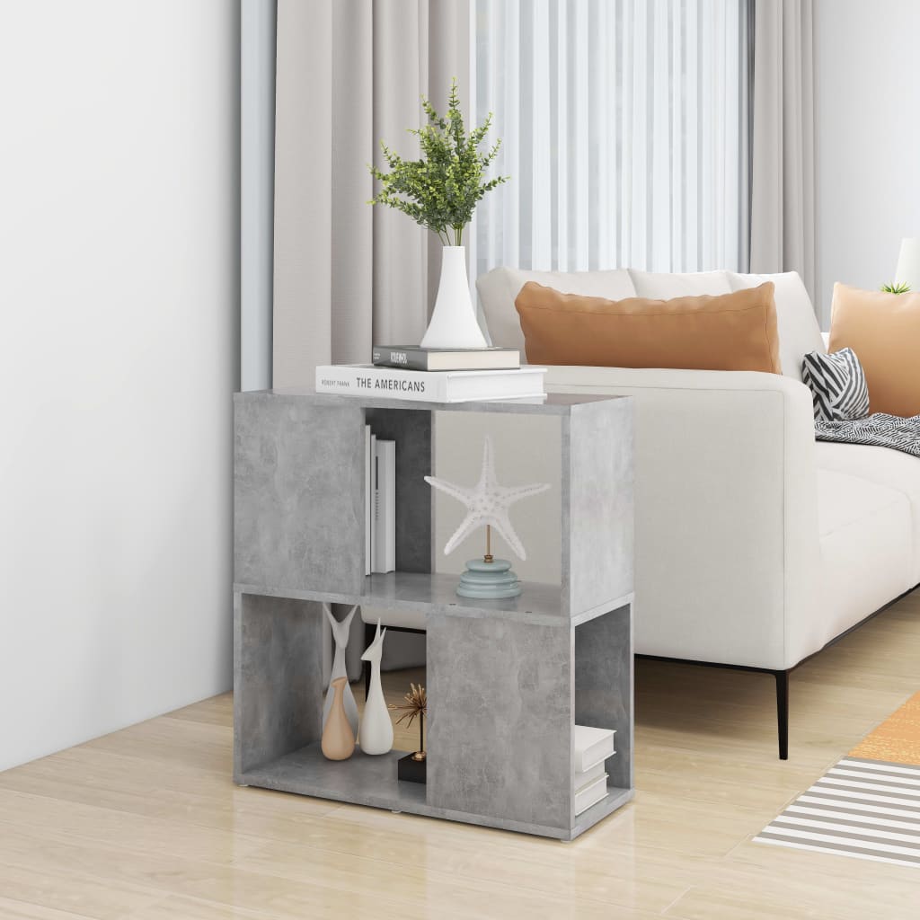 Libreria Grigio Cemento 60x24x63 cm in Truciolato | homemem39