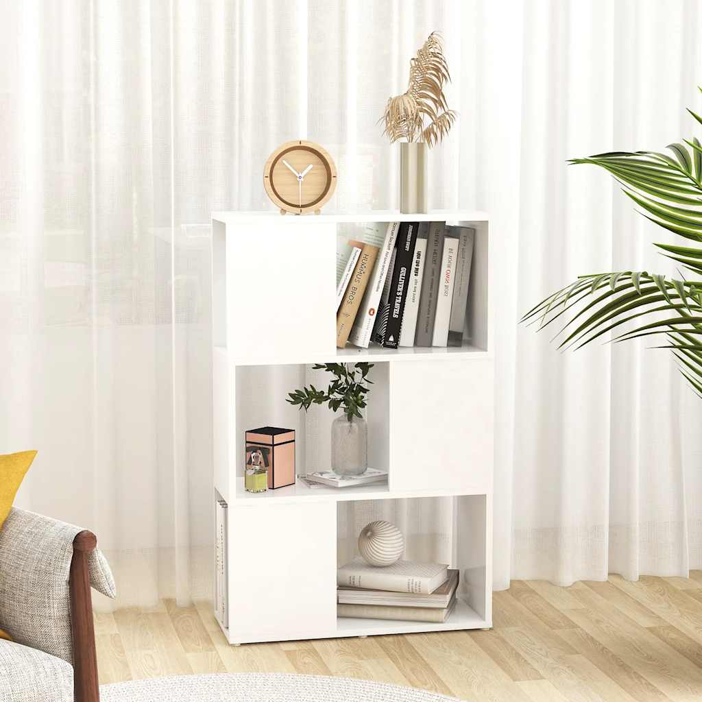 Libreria/Divisorio Bianco 60x24x96 cm in Legno Multistrato | homemem39