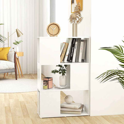 Libreria/Divisorio Bianco 60x24x96 cm in Legno Multistrato | homemem39