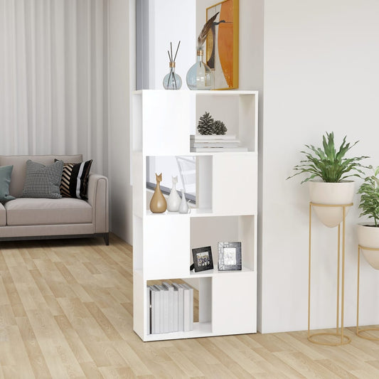 Libreria/Divisorio Bianco 60x24x124,5 cm in Truciolato | homemem39