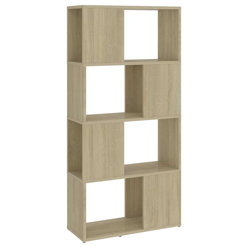 Libreria/Divisorio Rovere Sonoma 60x24x124,5 cm in Truciolato