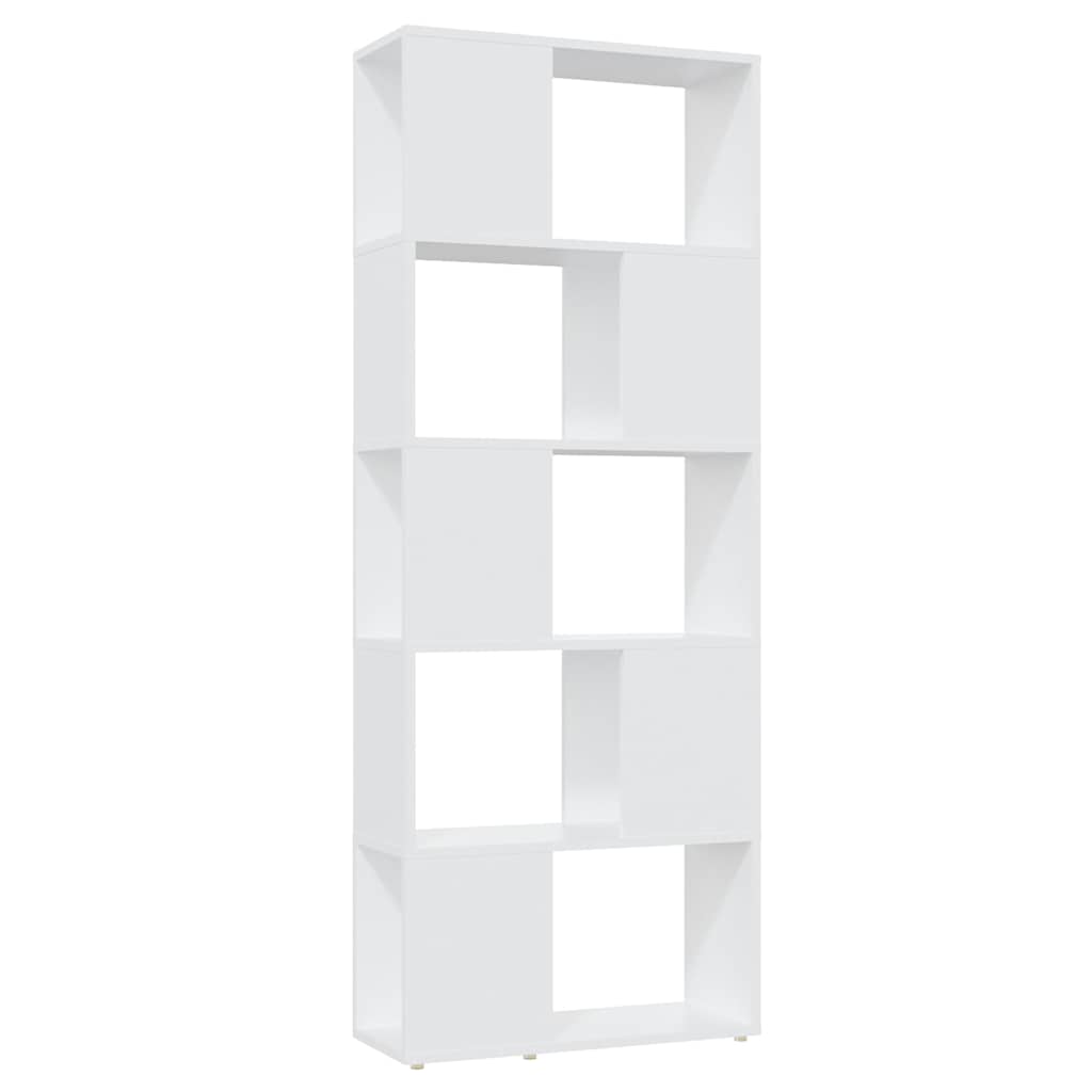 Libreria/Divisorio Bianco 60x24x155 cm in Truciolato