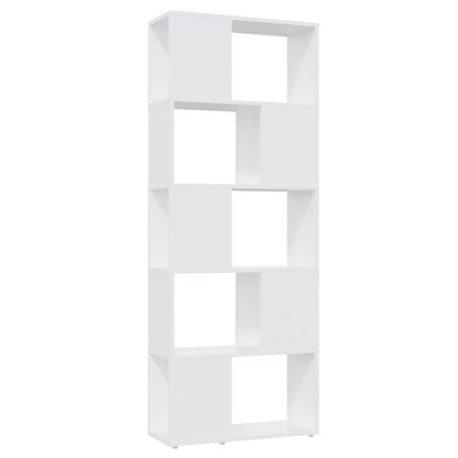 Libreria/Divisorio Bianco 60x24x155 cm in Truciolato