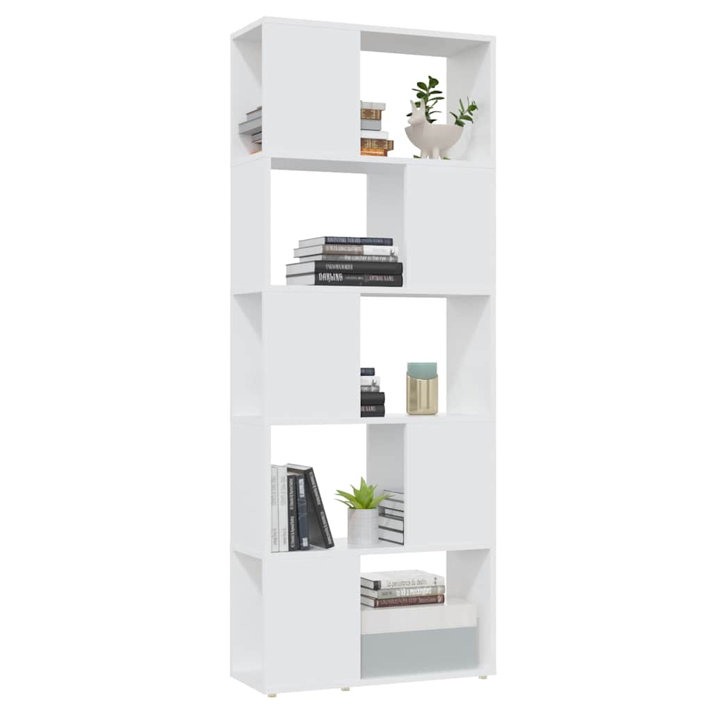 Libreria/Divisorio Bianco 60x24x155 cm in Truciolato