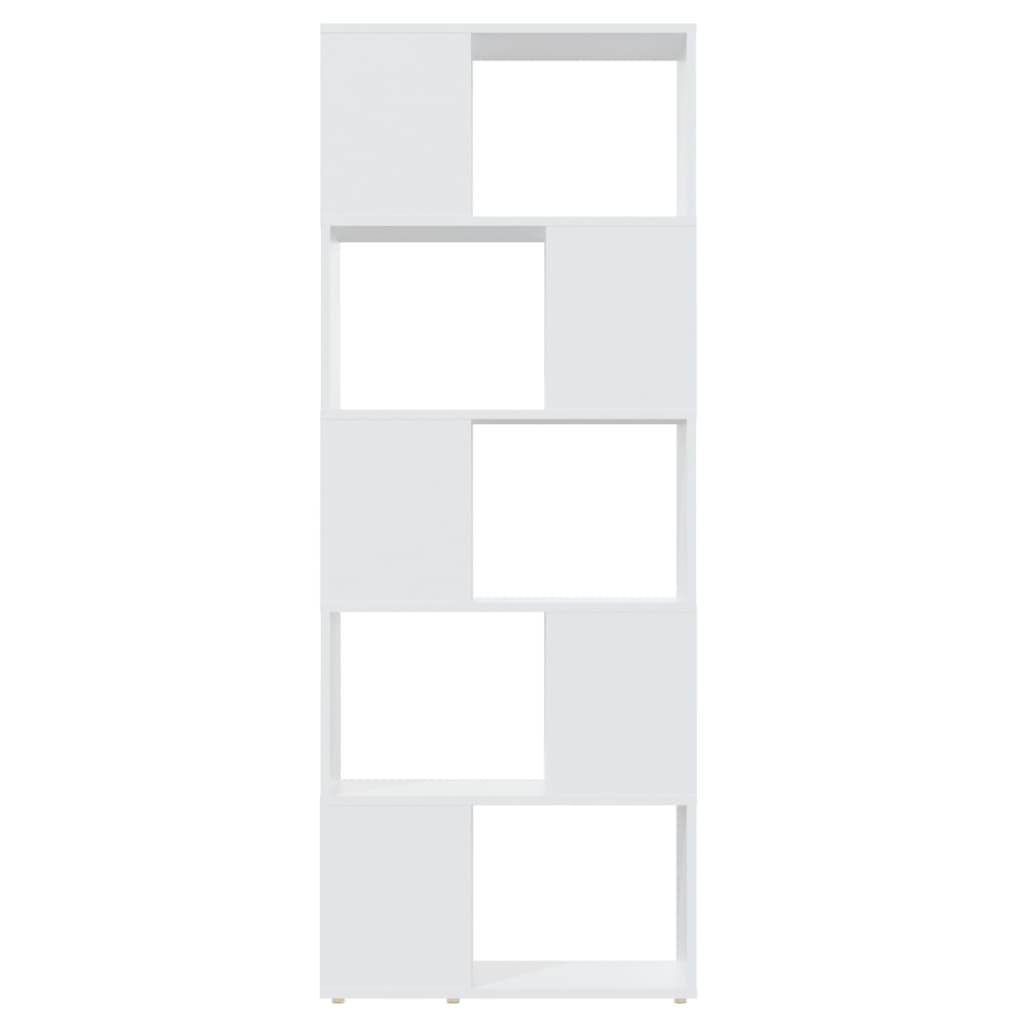 Libreria/Divisorio Bianco 60x24x155 cm in Truciolato | homemem39