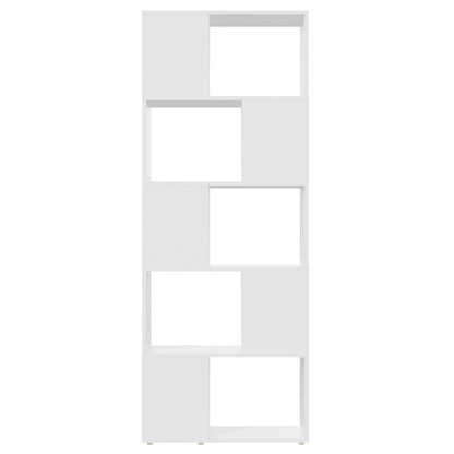 Libreria/Divisorio Bianco 60x24x155 cm in Truciolato | homemem39