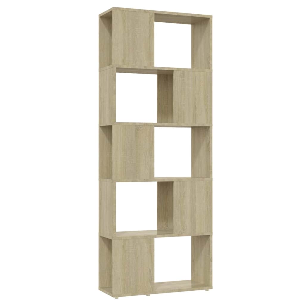 Libreria/Divisorio Rovere Sonoma 60x24x155 cm