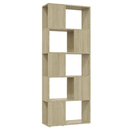 Libreria/Divisorio Rovere Sonoma 60x24x155 cm
