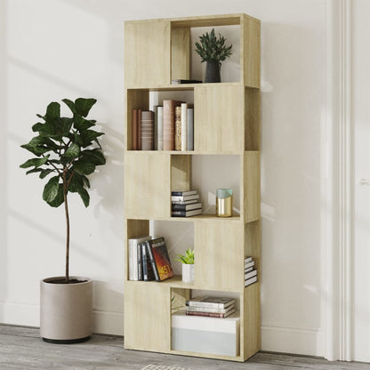 Libreria/Divisorio Rovere Sonoma 60x24x155 cm | homemem39