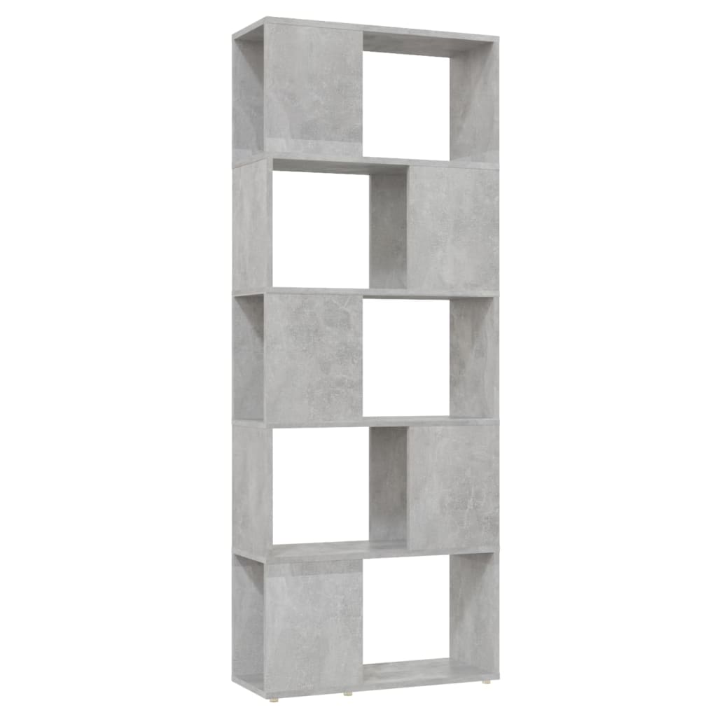 Libreria/Divisorio Grigio Cemento 60x24x155 cm | homemem39