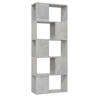 Libreria/Divisorio Grigio Cemento 60x24x155 cm