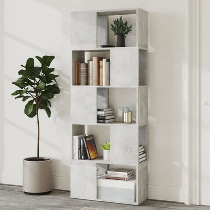 Libreria/Divisorio Grigio Cemento 60x24x155 cm | homemem39