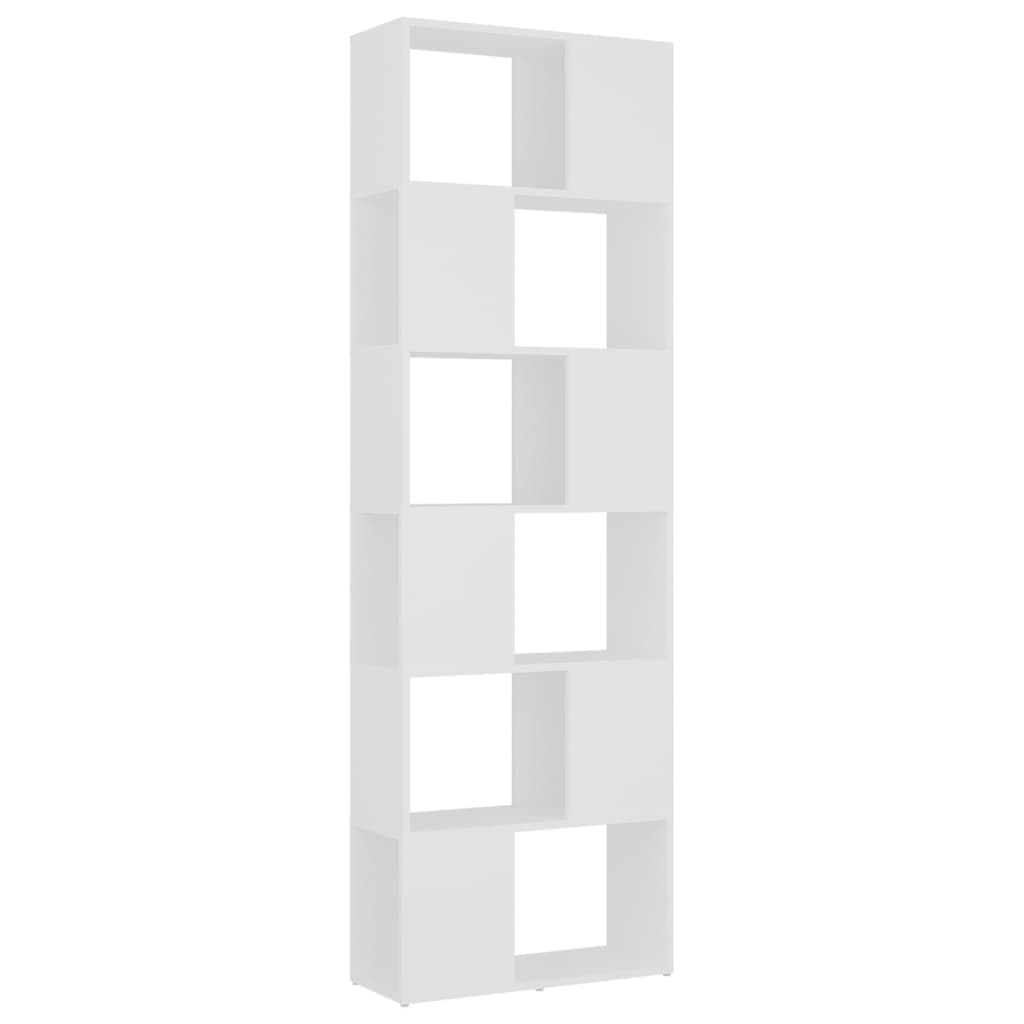 Libreria/Divisorio Bianco 60x24x186 cm | homemem39