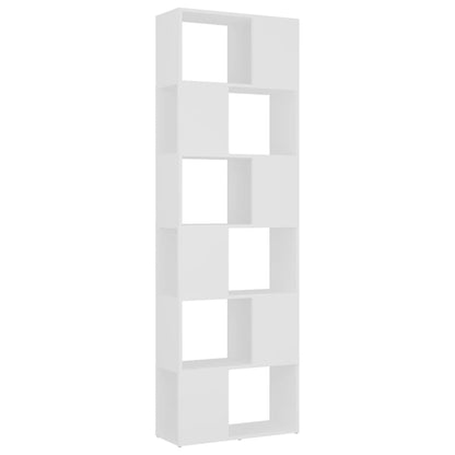 Libreria/Divisorio Bianco 60x24x186 cm | homemem39