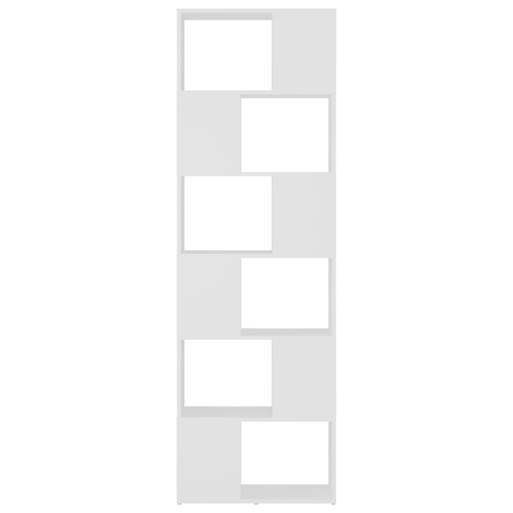 Libreria/Divisorio Bianco 60x24x186 cm | homemem39