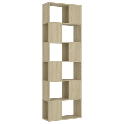 Libreria/Divisorio Rovere Sonoma 60x24x186 cm in Truciolato | homemem39