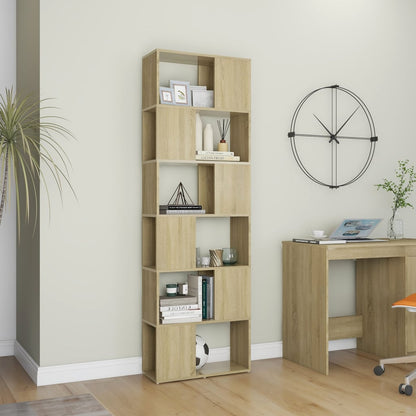 Libreria/Divisorio Rovere Sonoma 60x24x186 cm in Truciolato | homemem39
