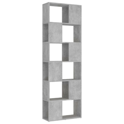 Libreria/Divisorio Grigio Cemento 60x24x186 cm in Truciolato | homemem39