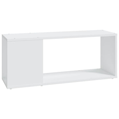 Mobile Porta TV Bianco 80x24x32 cm in Legno Multistrato | homemem39