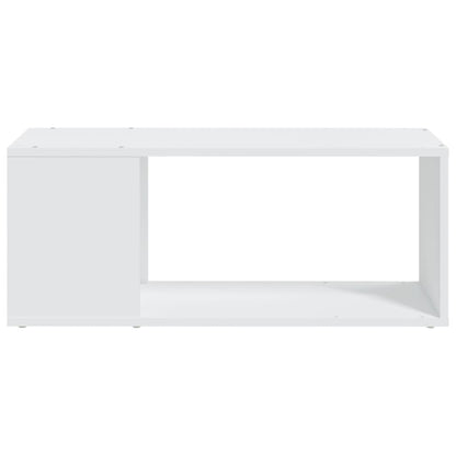 Mobile Porta TV Bianco 80x24x32 cm in Legno Multistrato | homemem39