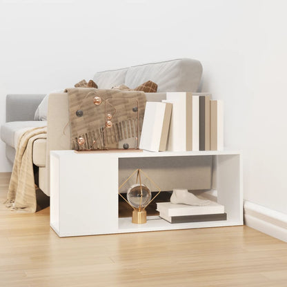 Mobile Porta TV Bianco 80x24x32 cm in Legno Multistrato | homemem39