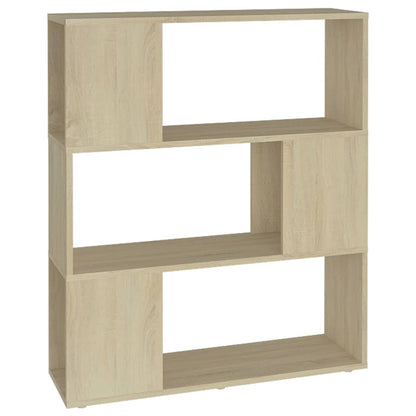 Libreria/Divisorio Rovere Sonoma 80x24x94 cm in Truciolato