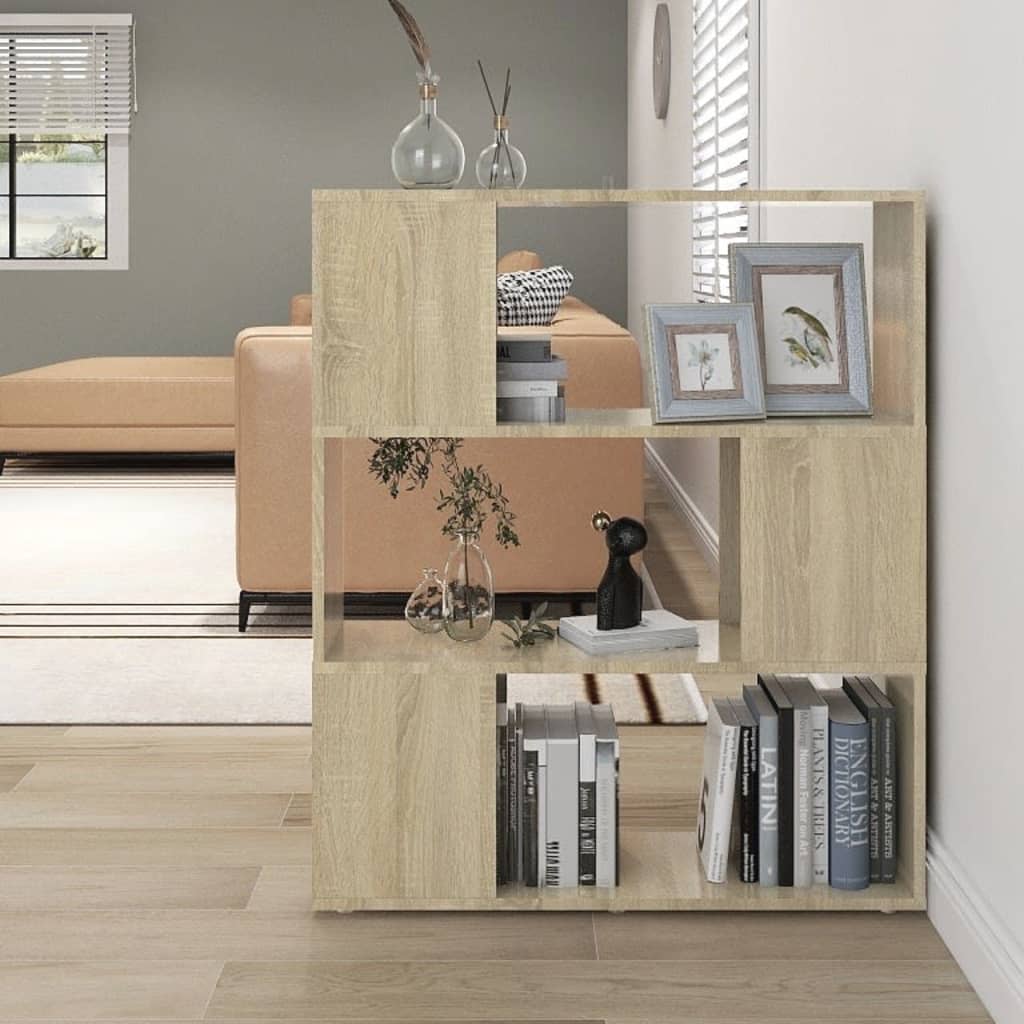 Libreria/Divisorio Rovere Sonoma 80x24x94 cm in Truciolato | homemem39